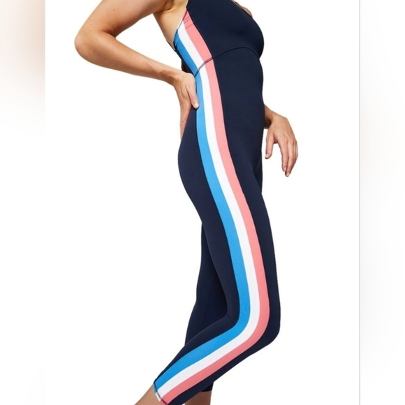 Fourlaps Re-Up Elevate Training Jumpsuit Navy Scoop Neck size L NWT $128 - Picture 1 of 10